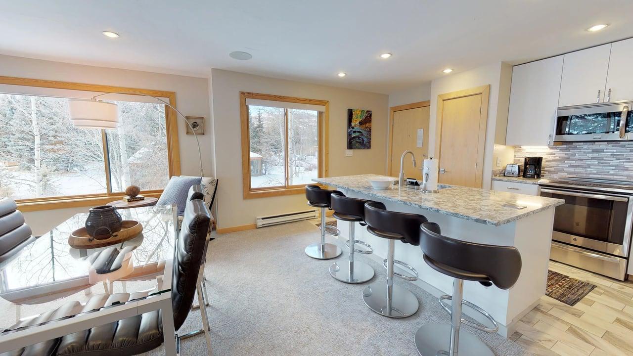 Dining Table and Kitchen