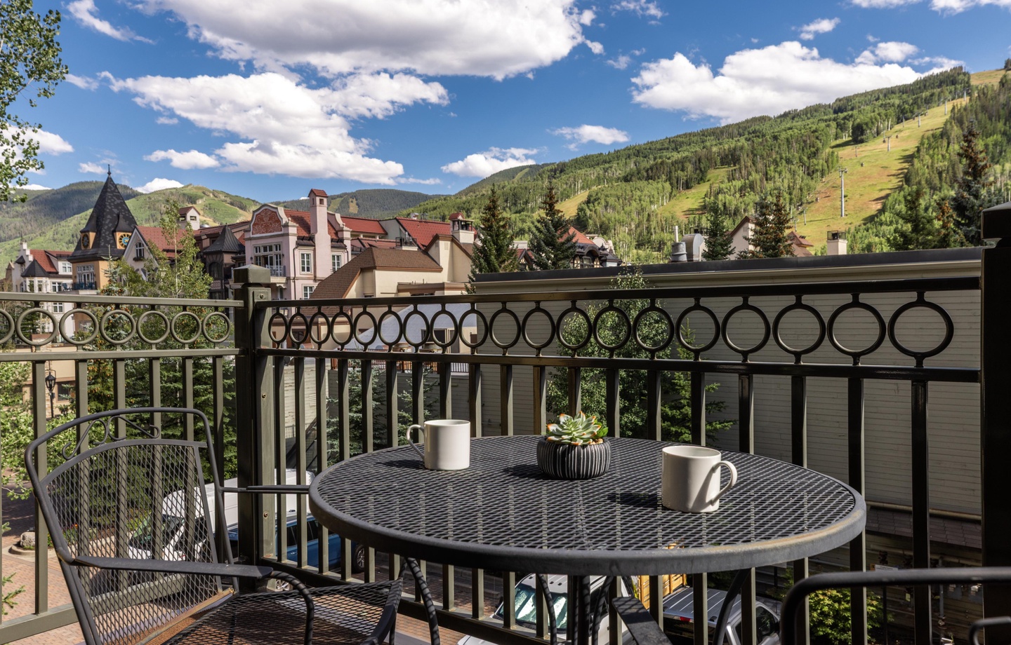 Bedroom Balcony with Mountain View