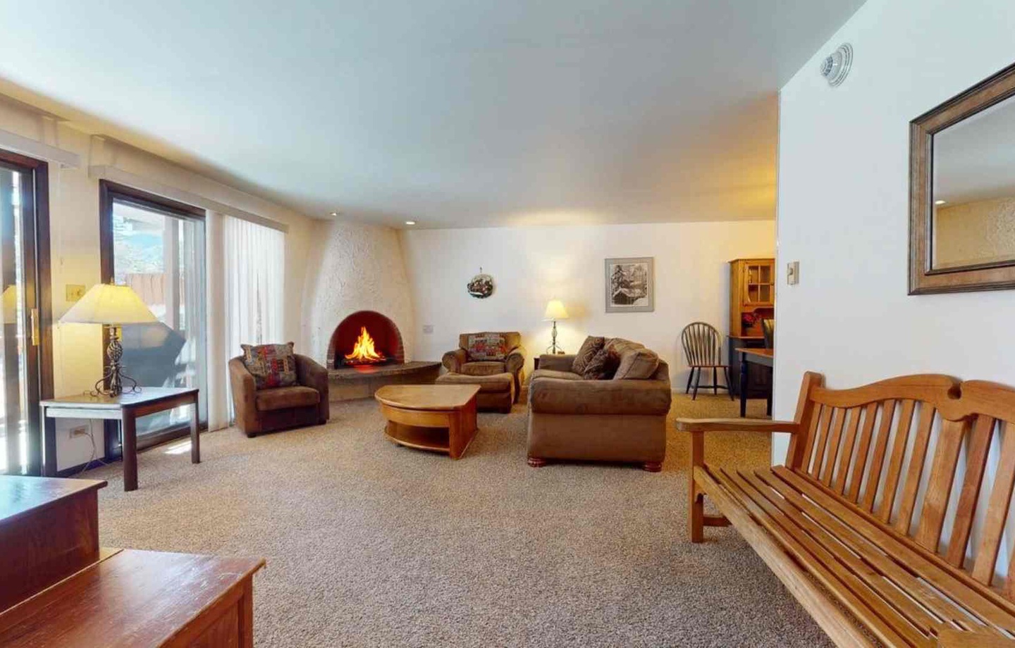 Cozy Mountain Style Living Room