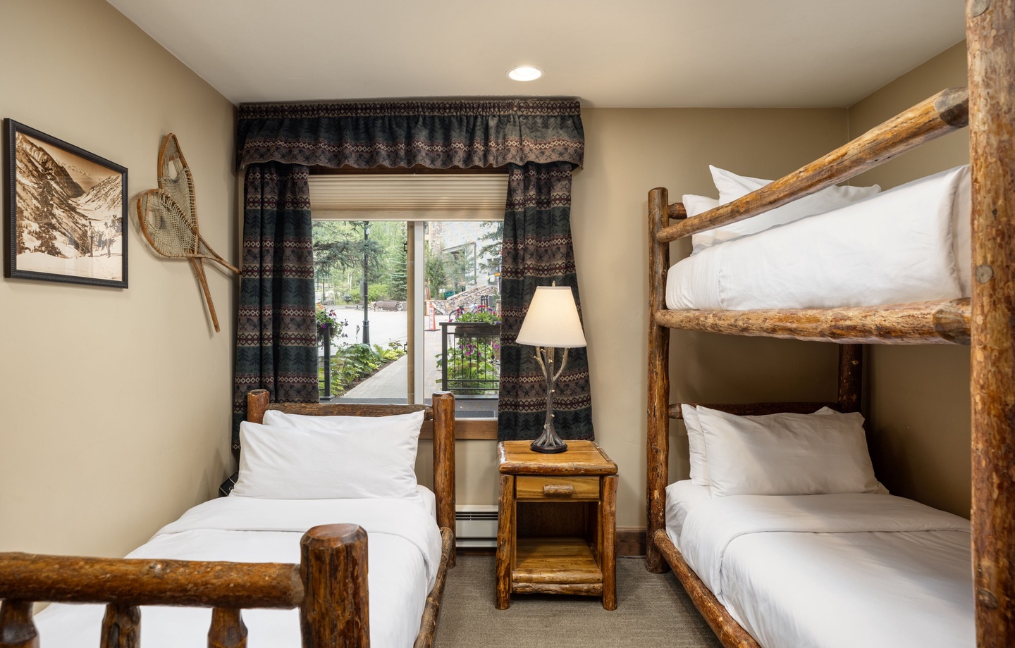 Guest Bedroom with Twin and Bunk Bed