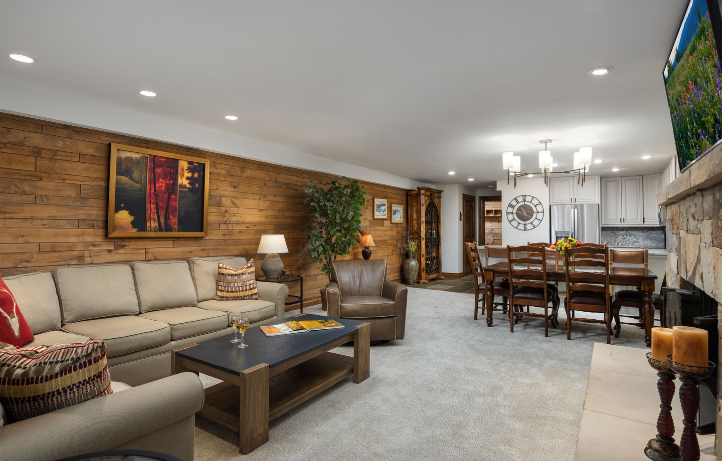 Living Room and Dining Room