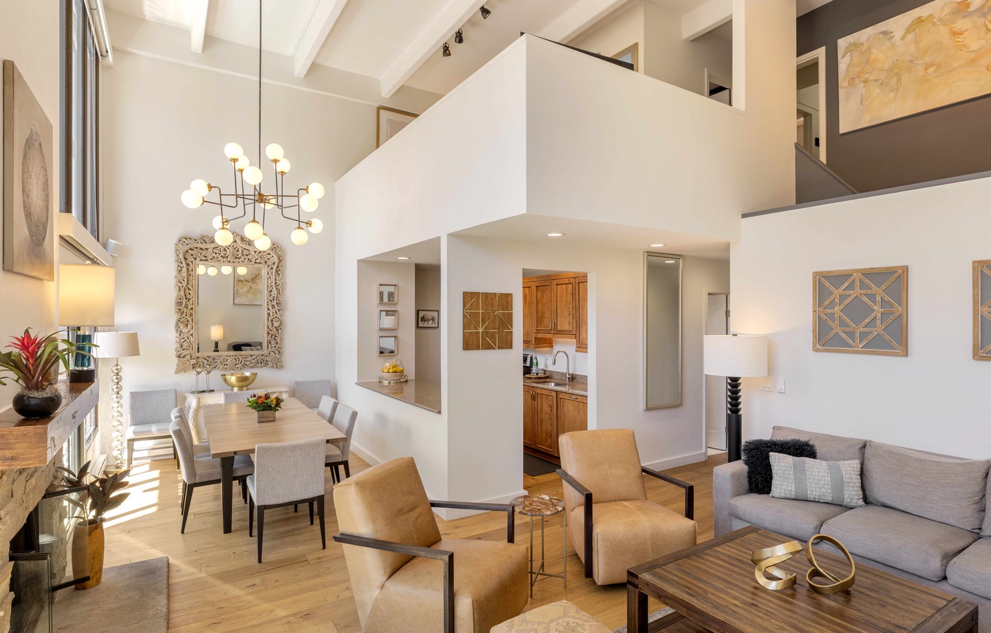 Living Room and Kitchen