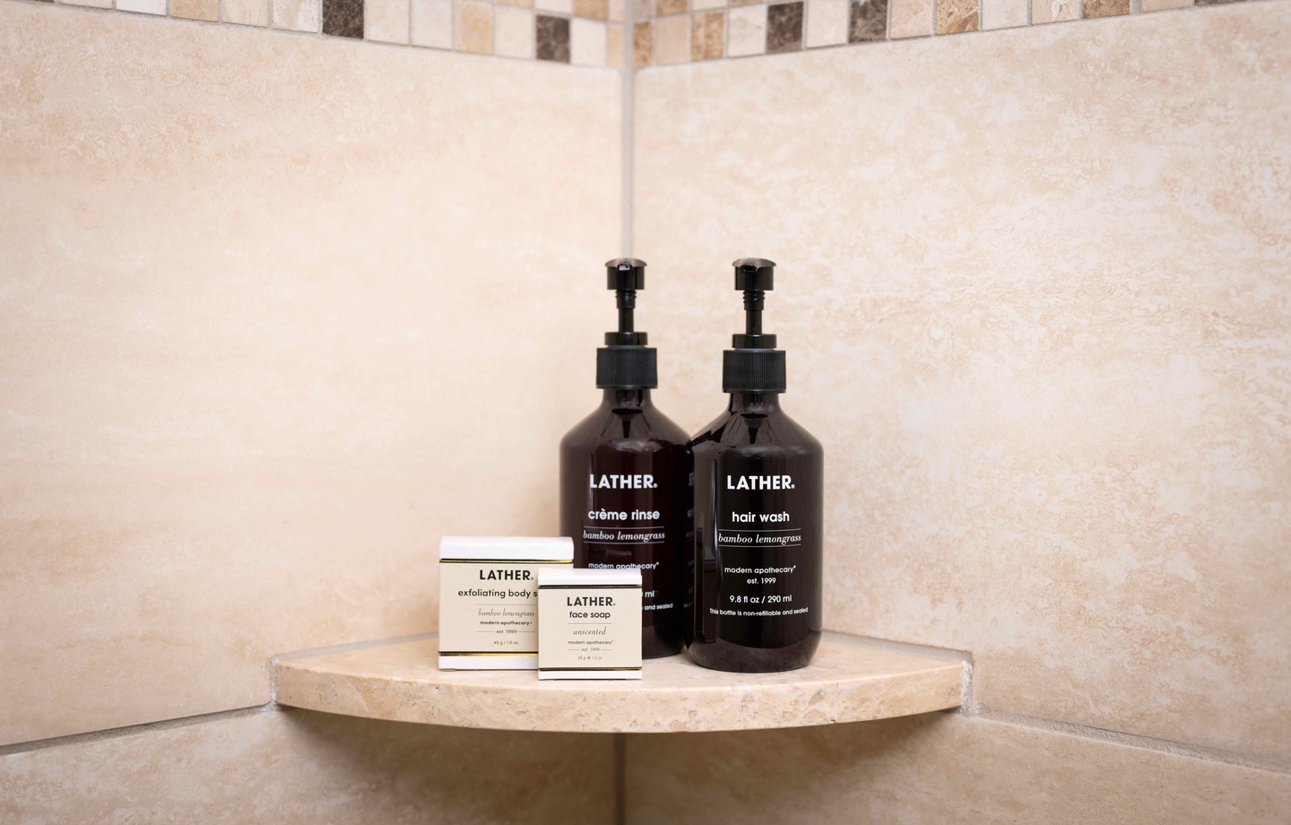 Lather Bathroom Amenities