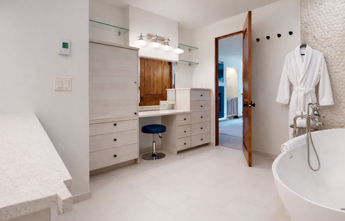 Master Bath with Robe
