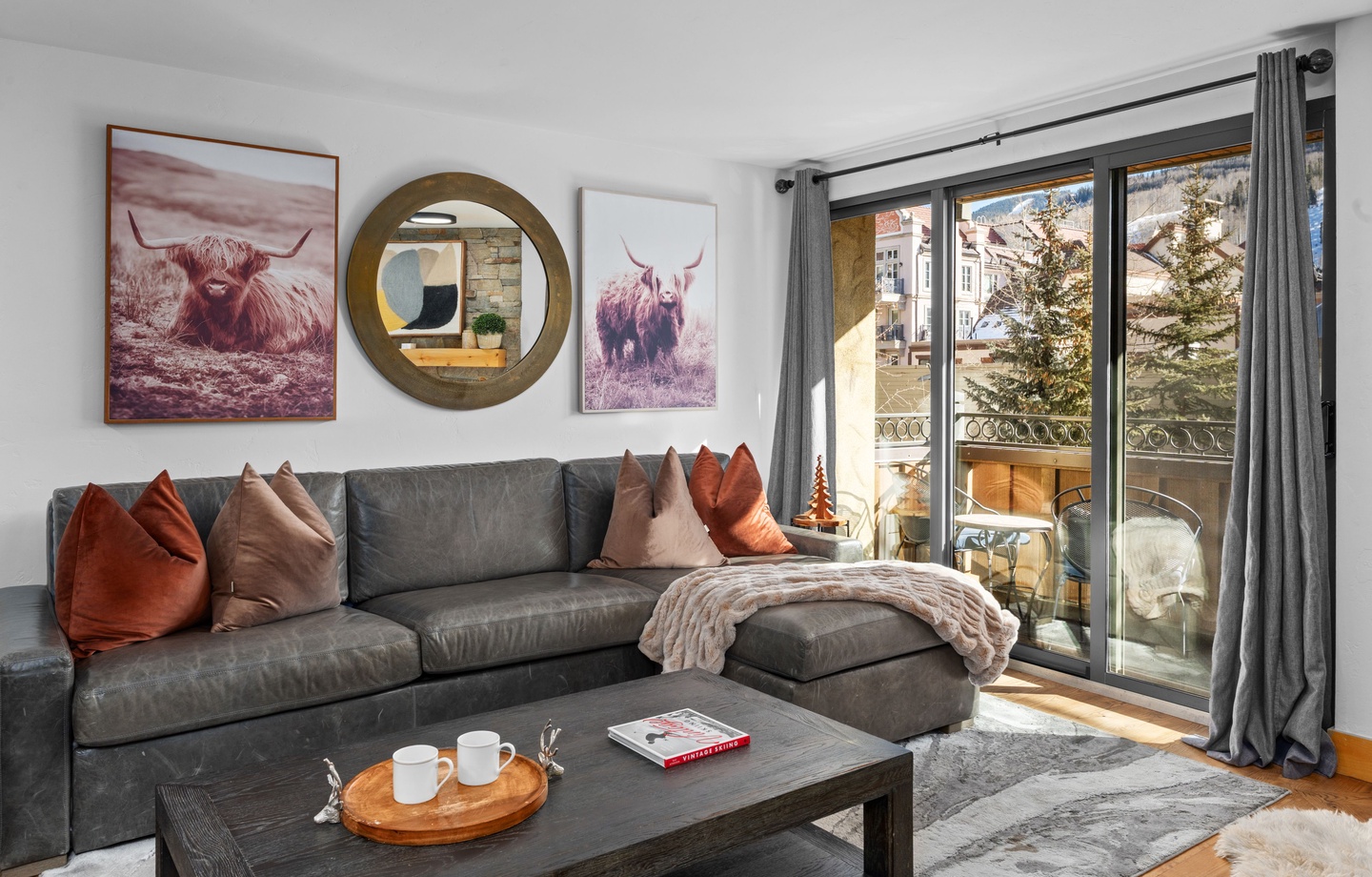 Living Room with Mountian View