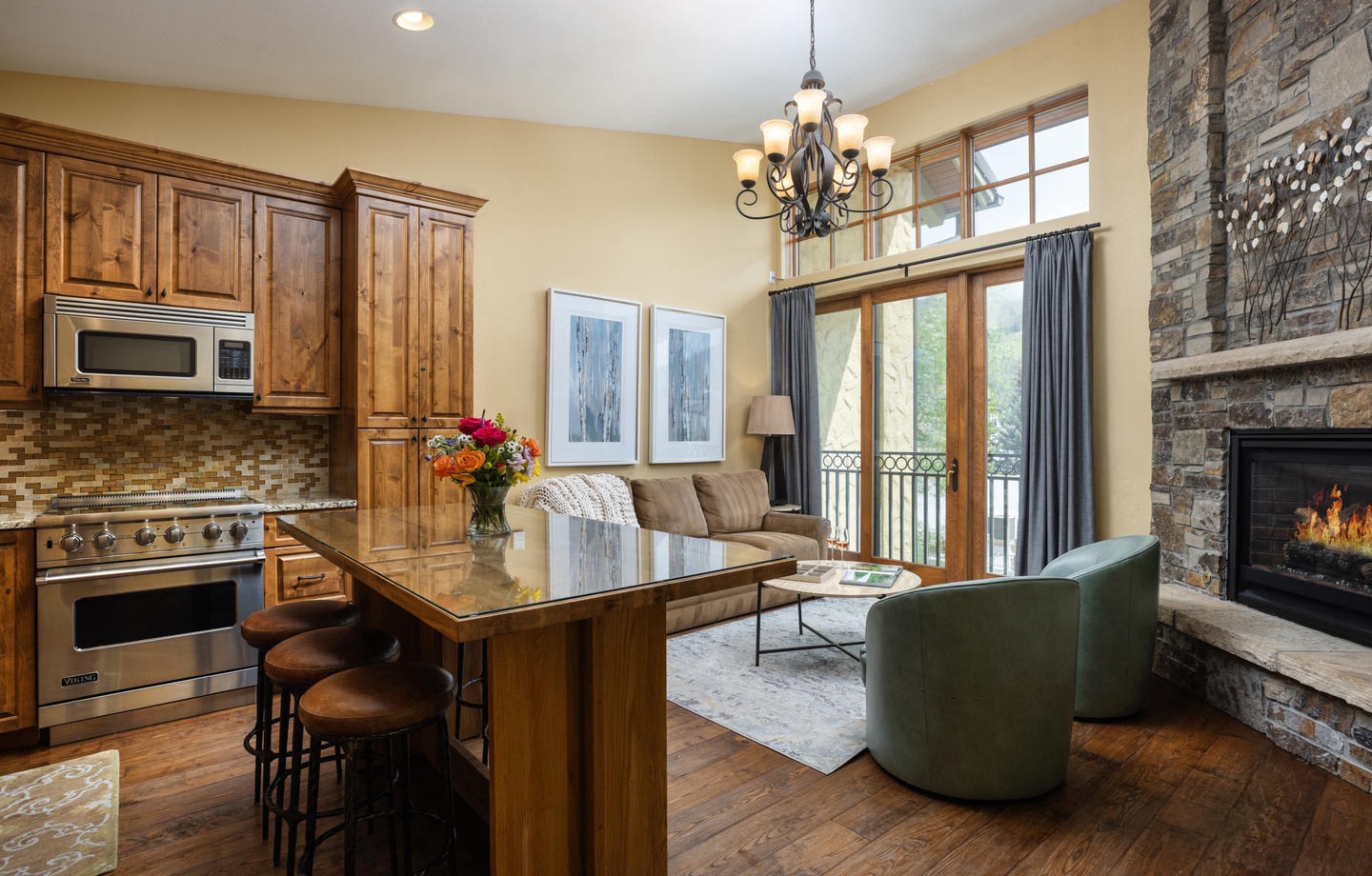 Living Room and Kitchen