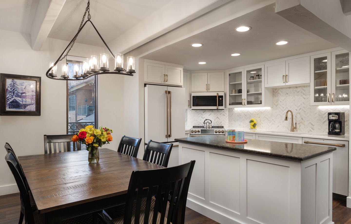 Kitchen and Dining Area