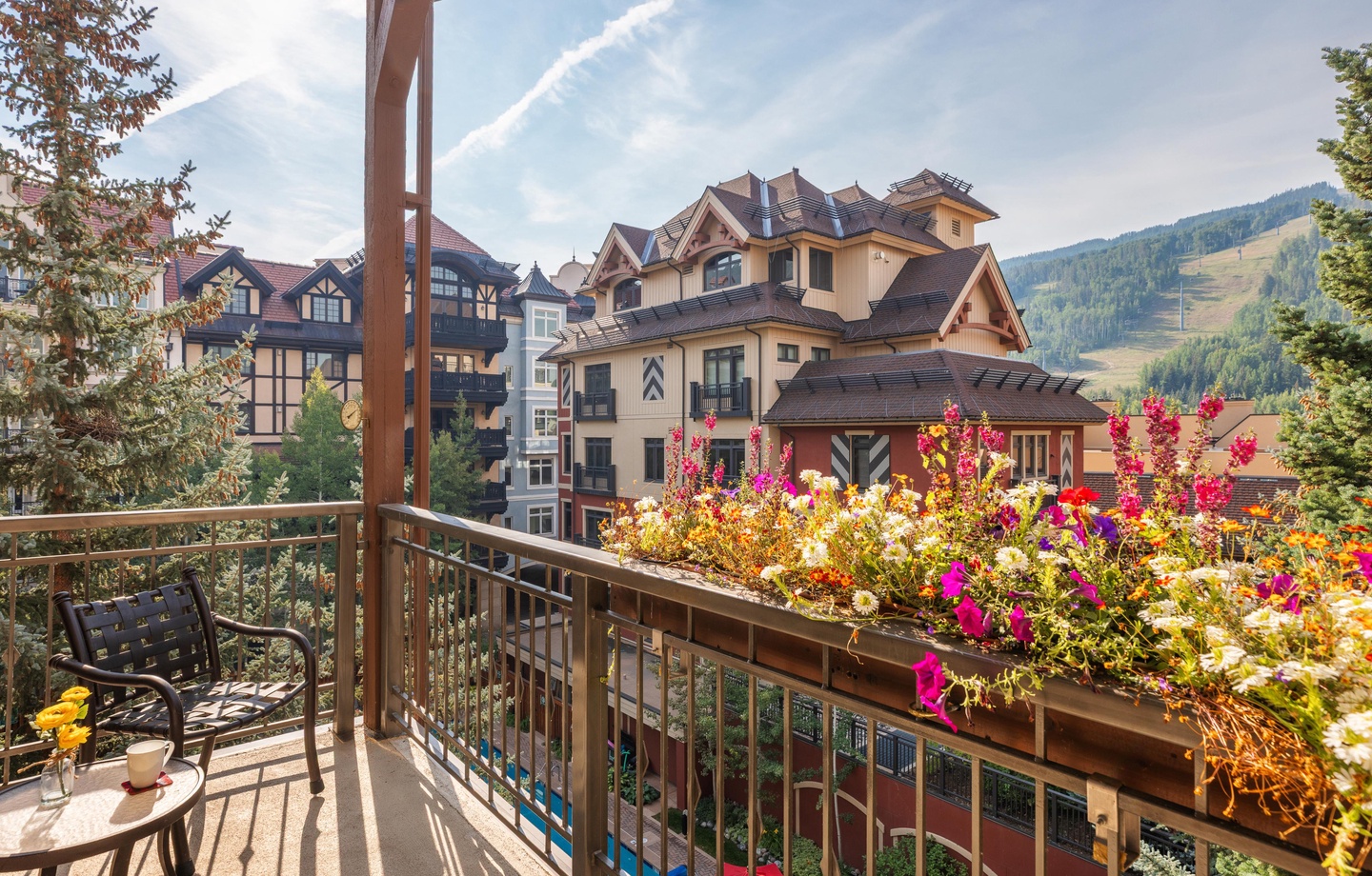 Balcony with Mountain View