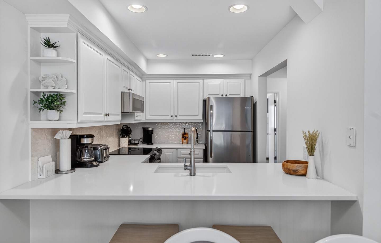 Bright kitchen with upgraded appliances.
