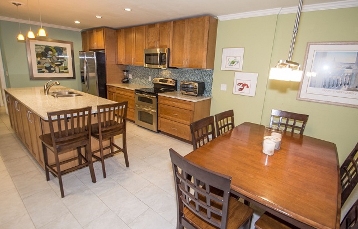 Kitchen and Dining Area