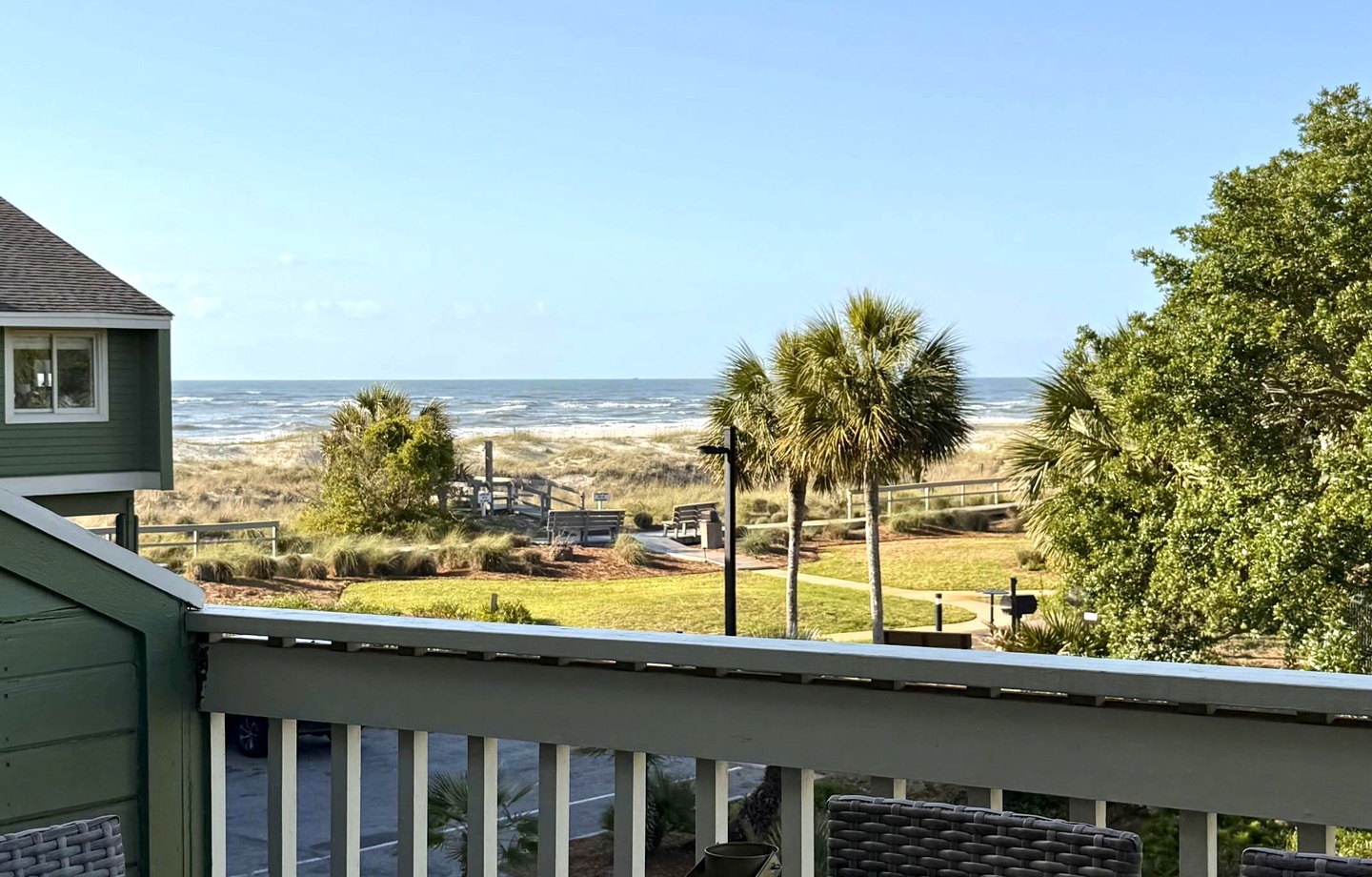 Fresh sea air, light breeze, and breathtaking coastal views.