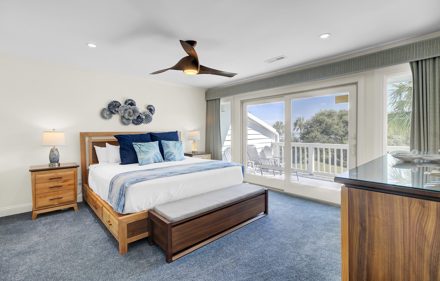 master bedroom with beach view