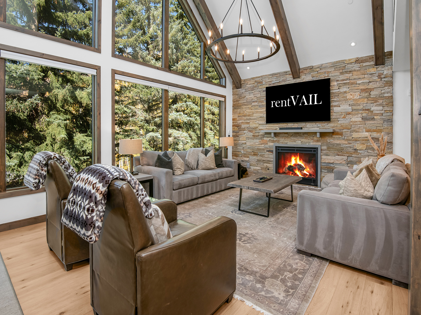 Living Room w/ Fireplace