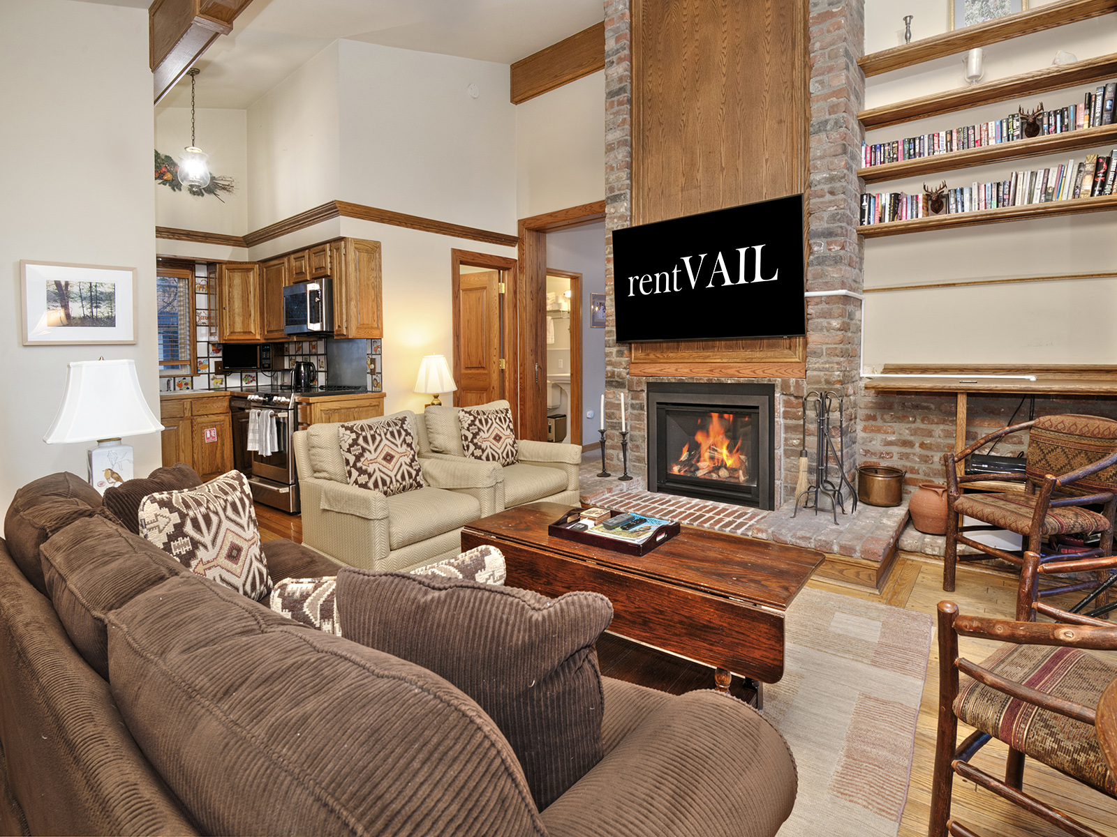 Living Room & Kitchen View