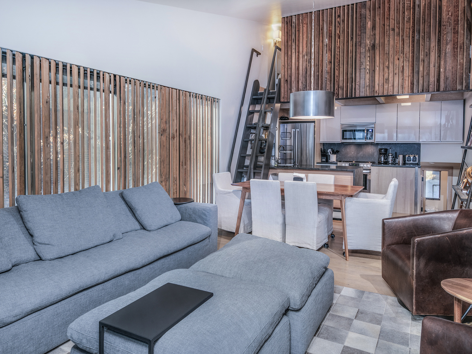 Living Room into Kitchen