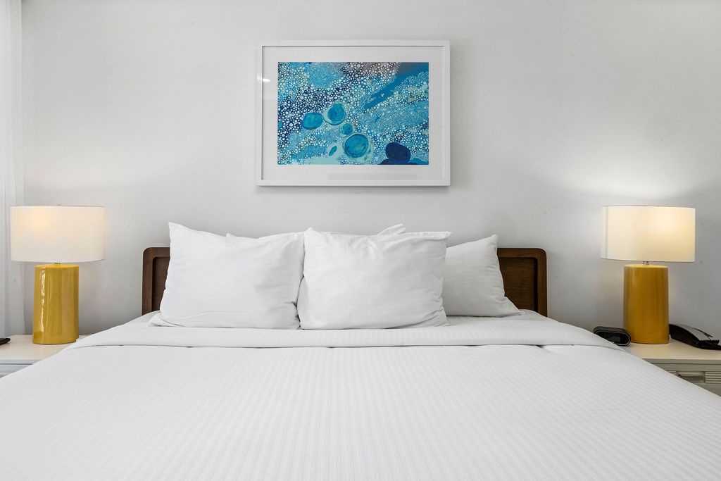 Master bedroom w/ king size bed