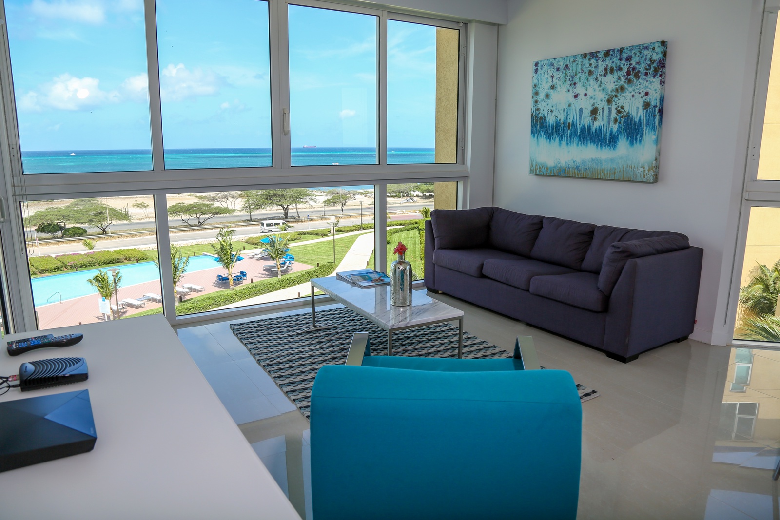 2BSDLX-Blue421 - Happy beach days with your family in oceanview Apt