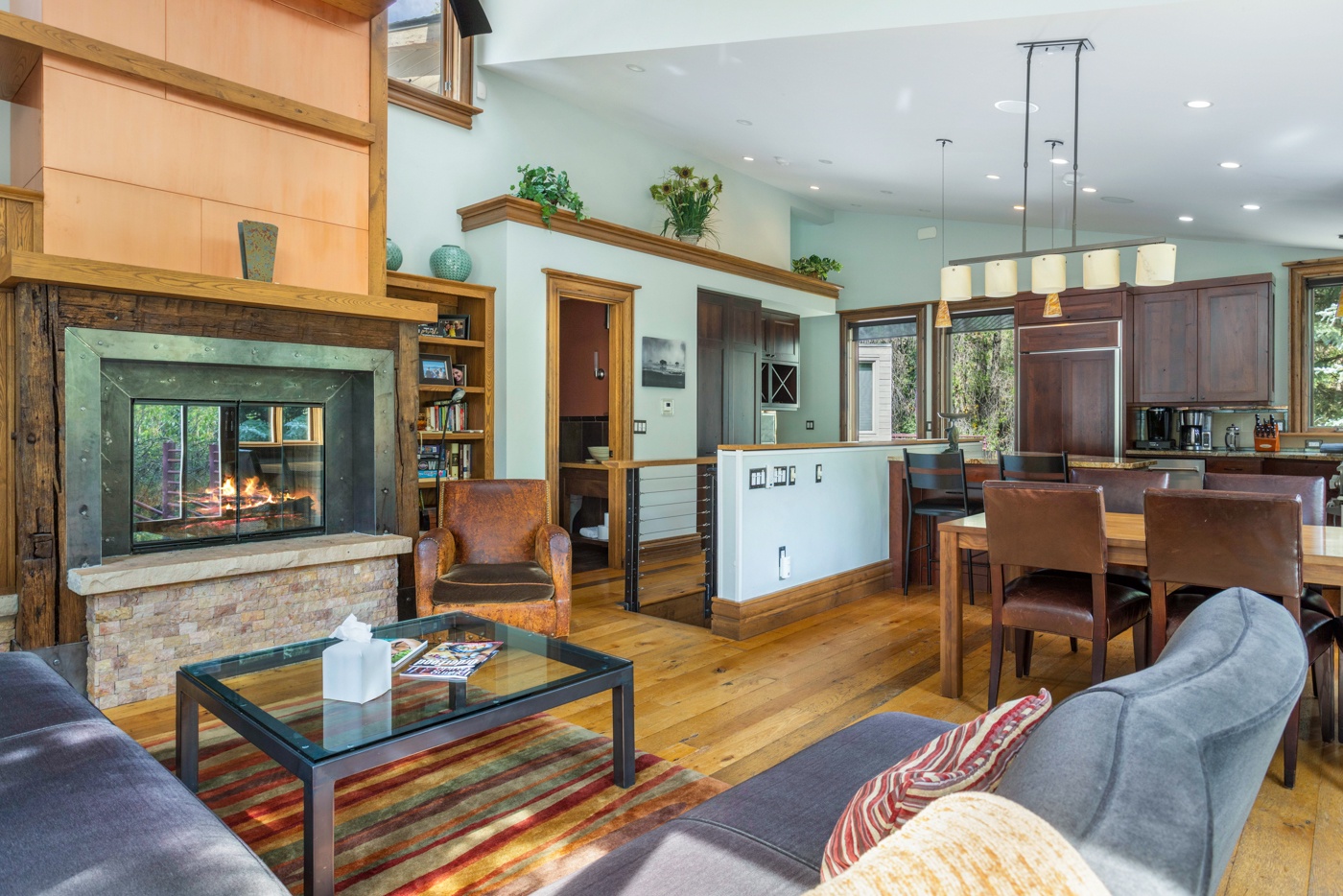Living Room Stairs View