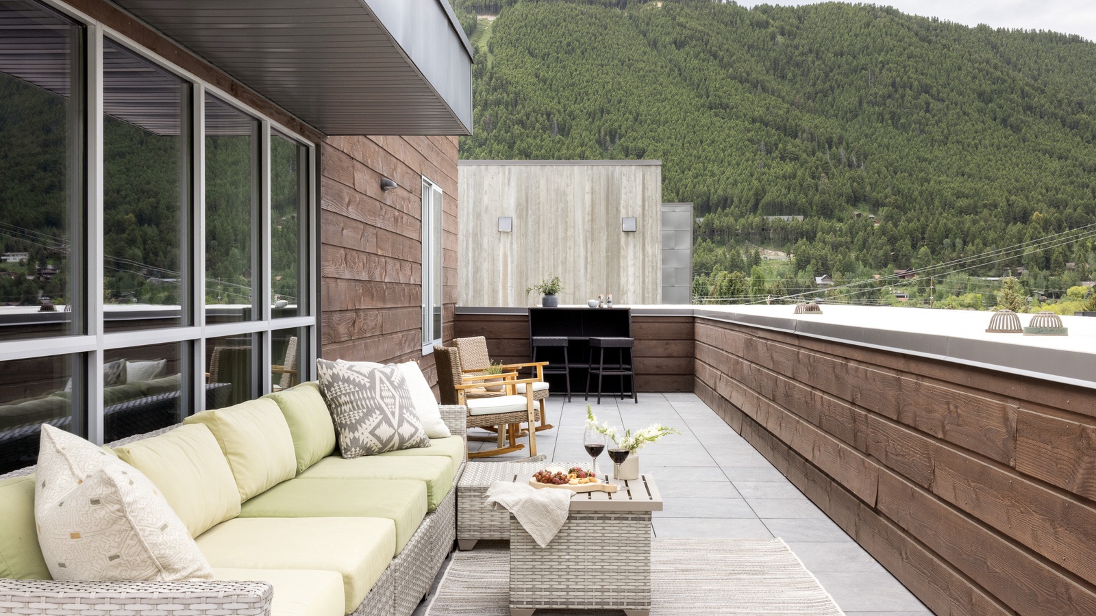 Patio - Penthouse on Glenwood 403 - Jackson Hole, WY - Luxury Villa Rental