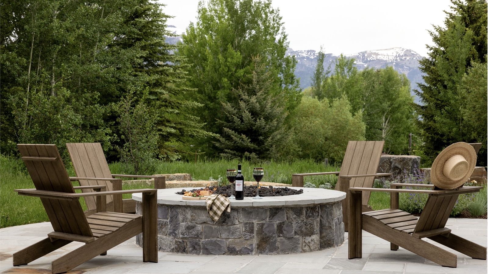 Firepit - Aspen Vista - Jackson, WY - Luxury Villa Rental