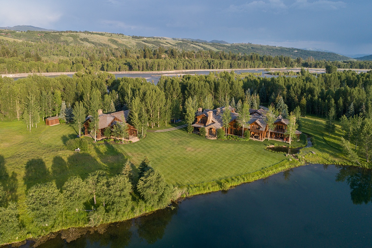 Property Ariel View - Royal and Grizzly Wulff - Jackson, WY - Luxury Villa Rental