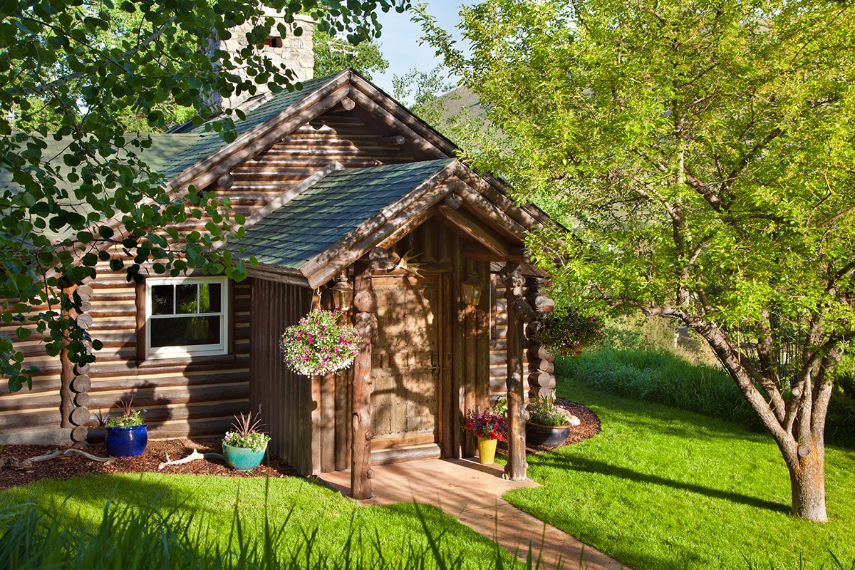 Front Entrance - The Cabin - Jackson Hole, WY - Luxury Villa Rental