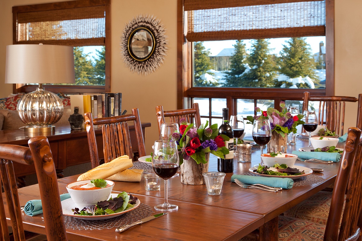 Dining - Shooting Star Cabin 09 - Teton Village, WY - Luxury Villa Rental