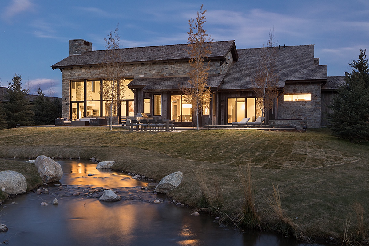 Back Exterior - Cirque View Homestead - Teton Village, WY - Luxury Villa Rental