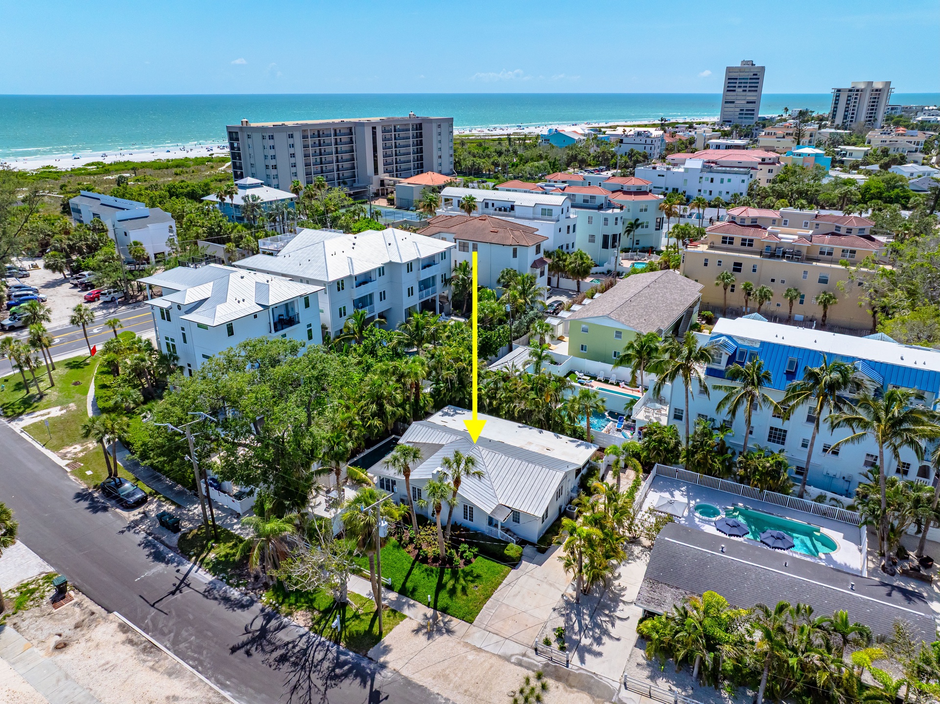 Aerial view of property location and surrounding area