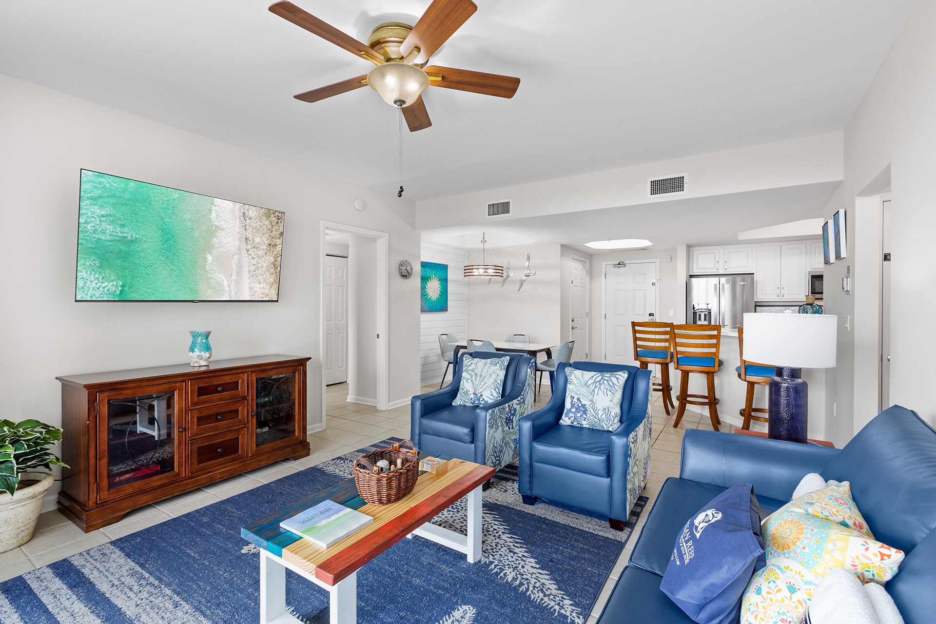 Silver Shells St Lucia 503 Living Room Alt