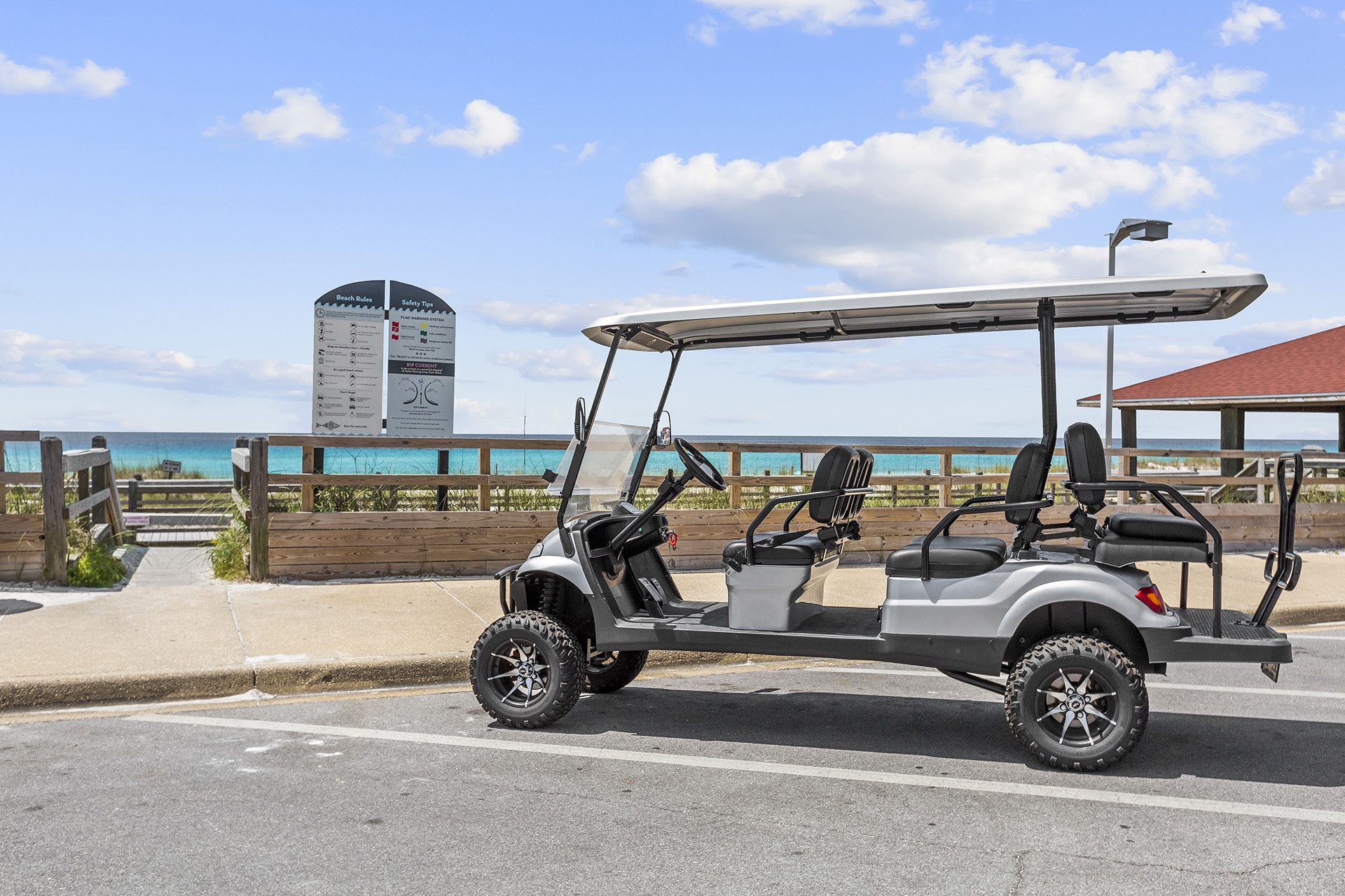 Family Tides Golf Cart