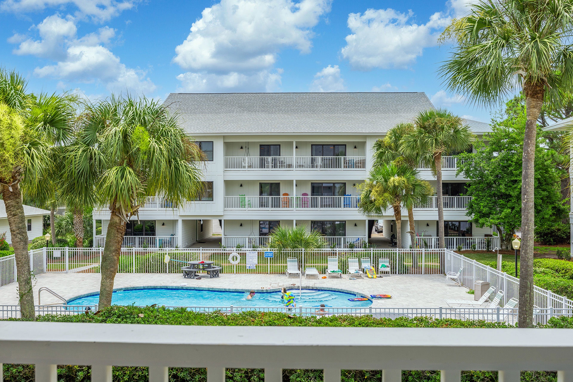 Beachwood Villas 12E Balcony View