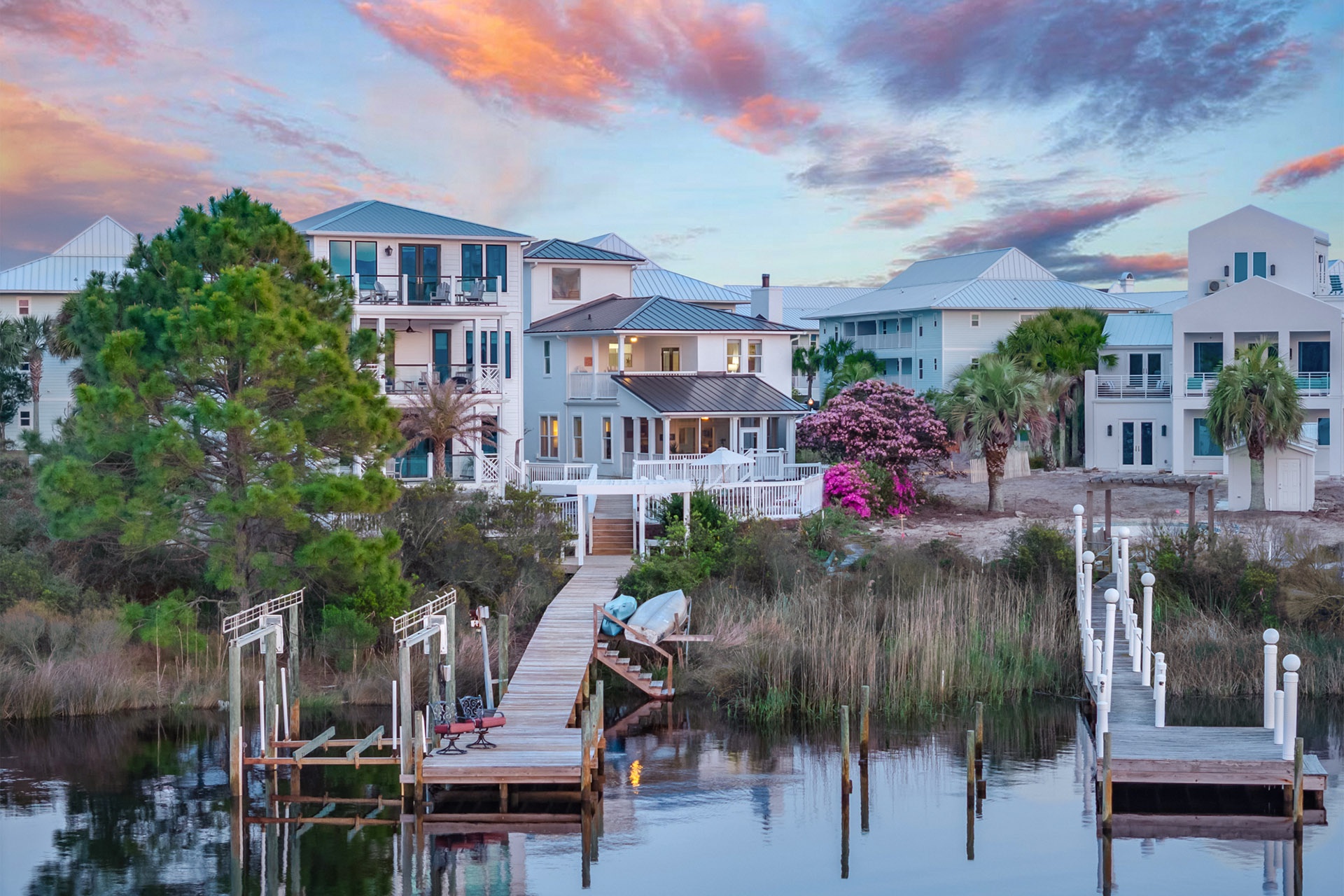 A Villa Lago From Water