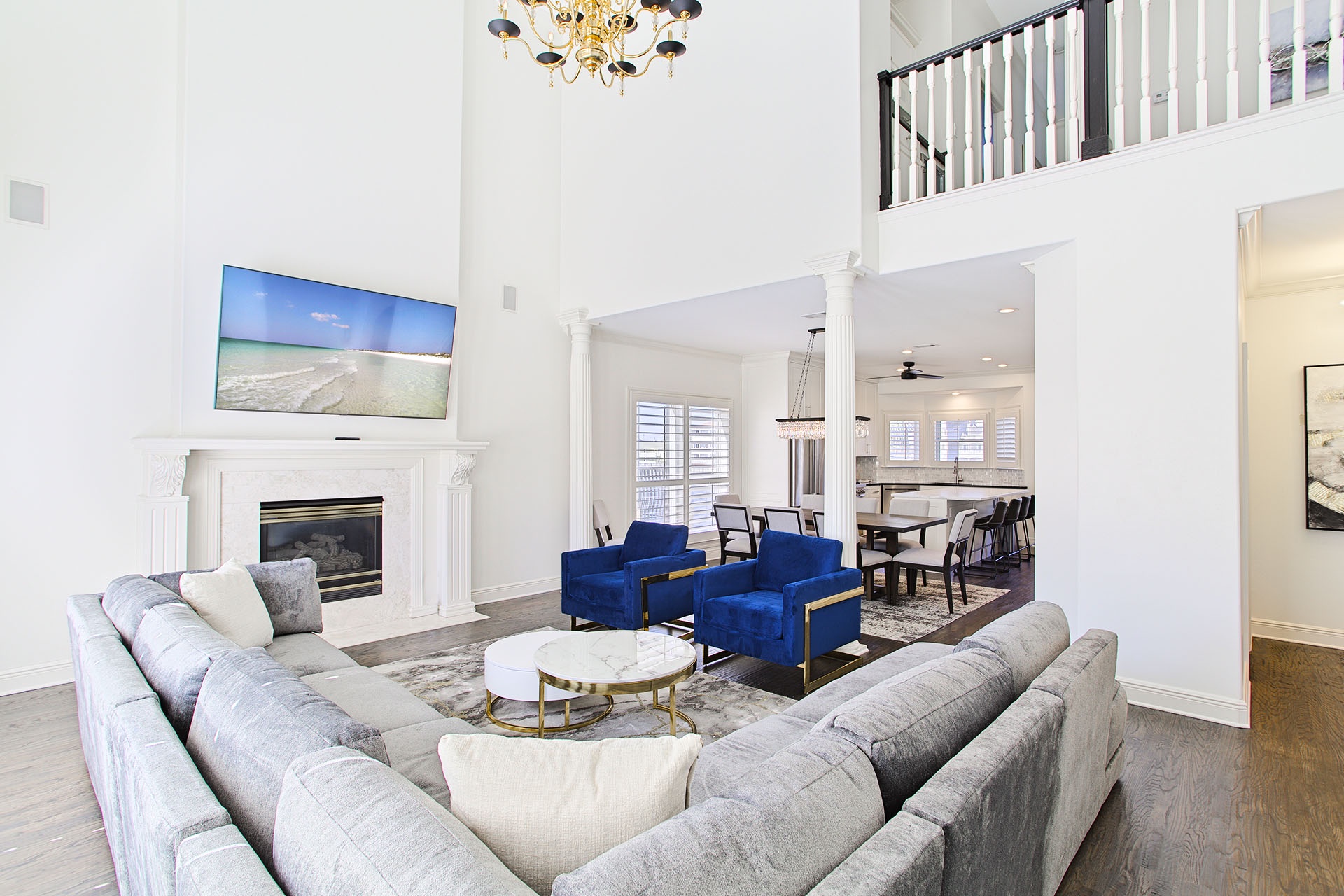 Sandprint by the Sea Living Room