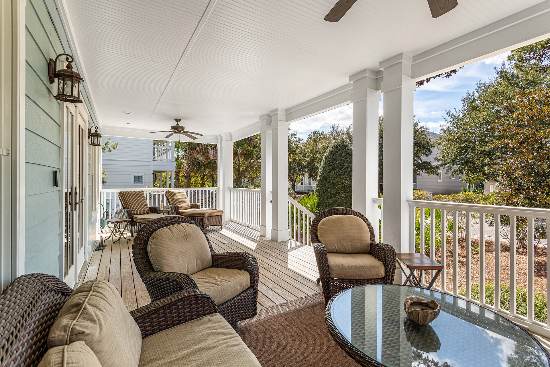 Salty Seahorse Cottage Porch