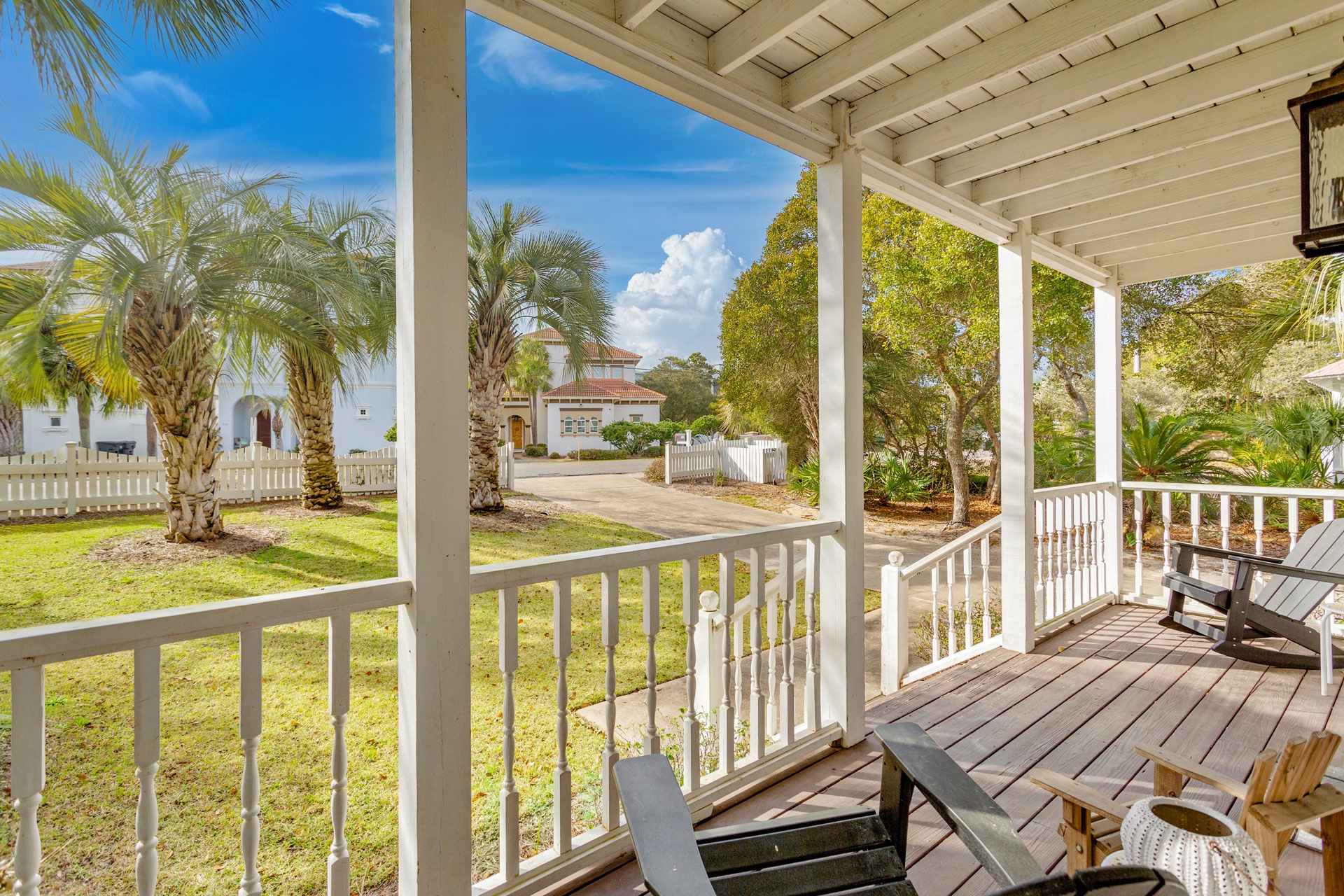Turquoise Turtle Cottage Porch