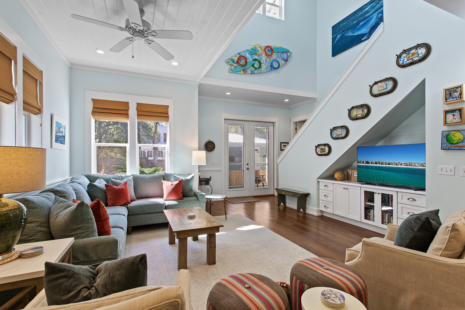 Grayton Sea Glass Living Room