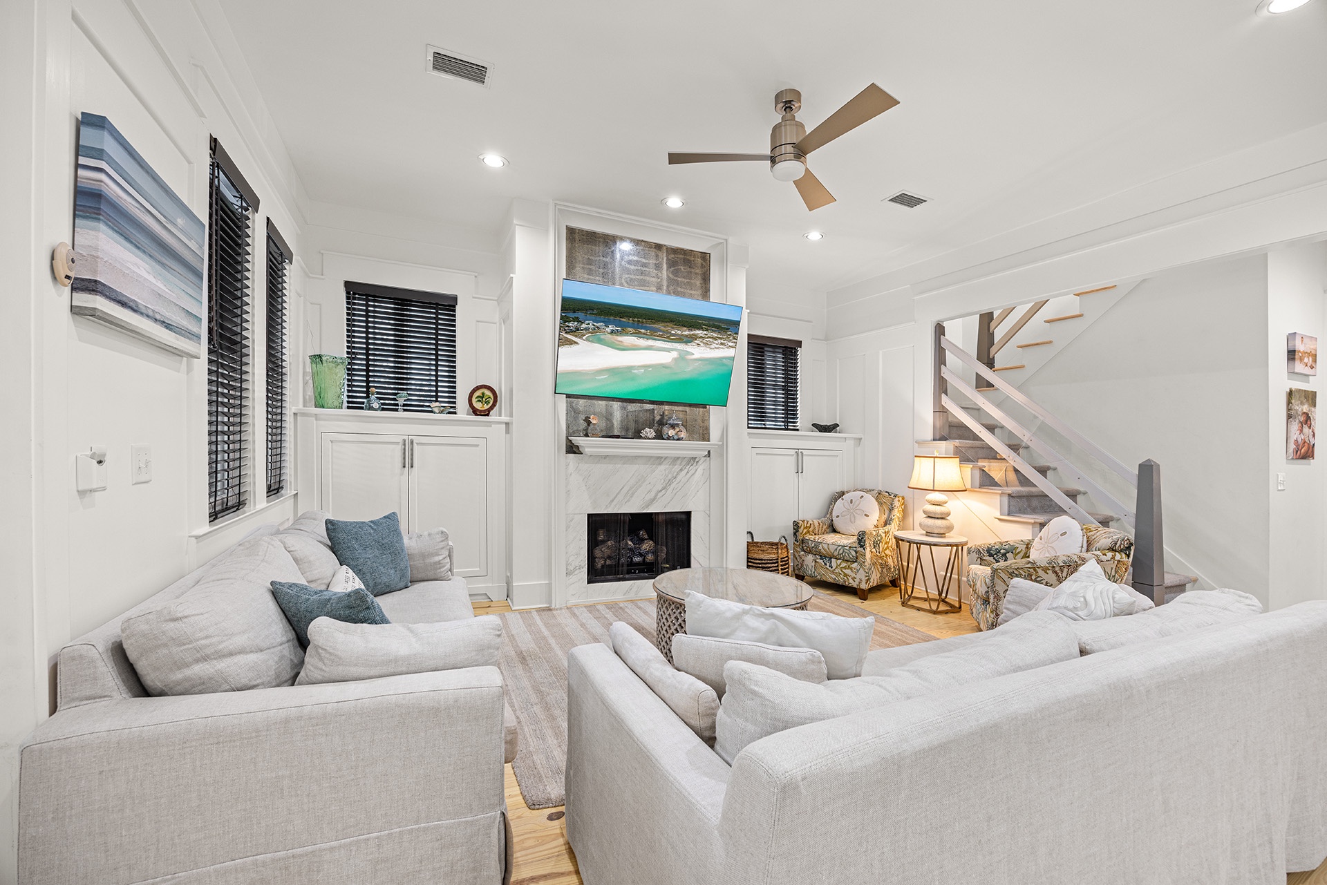 Coastal Serenity on 30A Living Room
