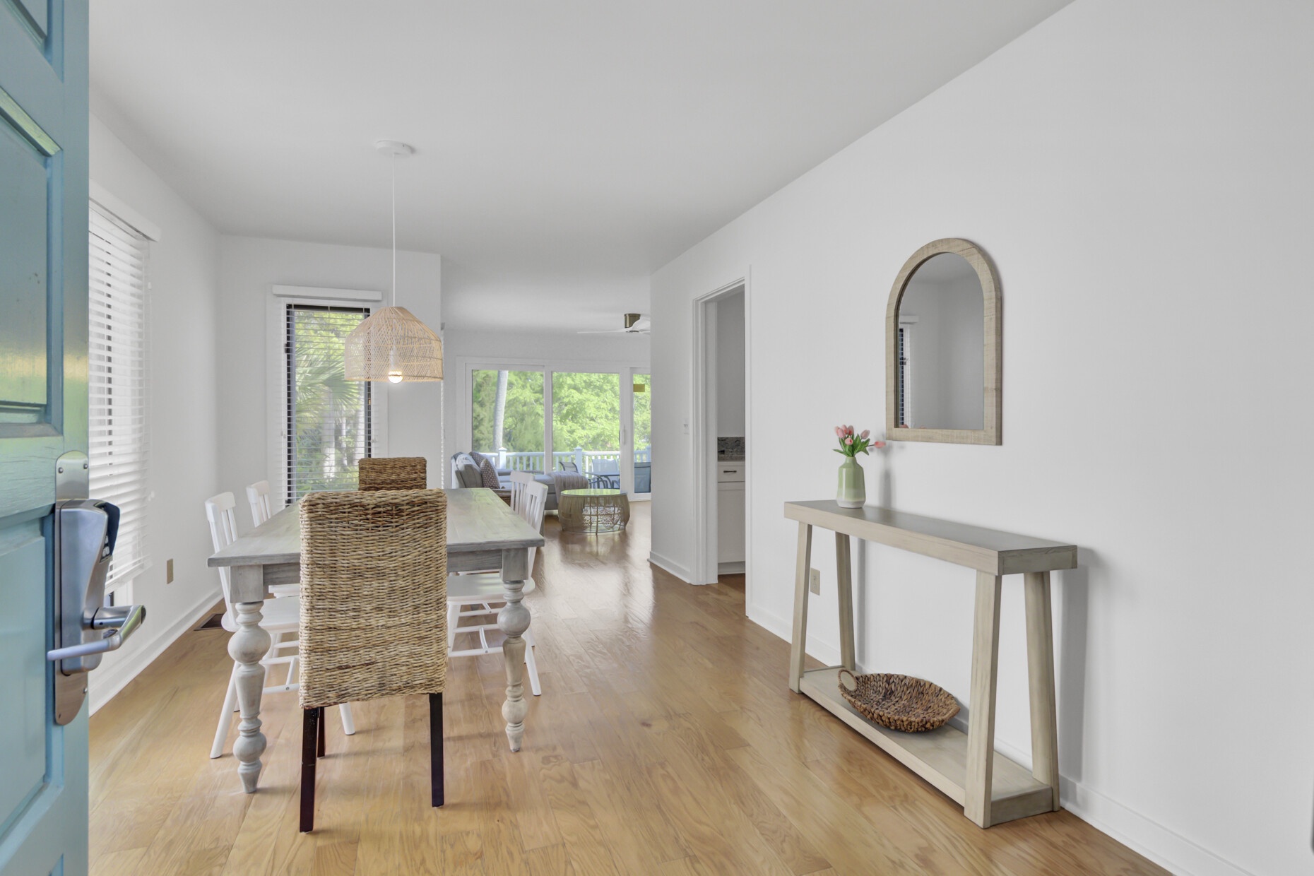Your open dining area flows seamlessly to the living space, creating perfect gathering spots for memorable meals together.