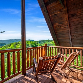 Cades Cove's relaxing decks with views