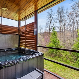Park's Edge's bubbling hot tub
