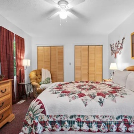 One of Mountain Dew's comfy bedrooms