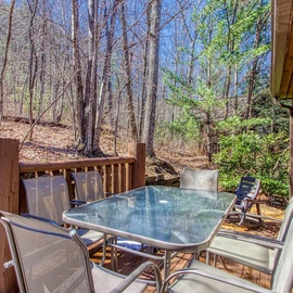 A Sweet Retreat's outdoor dining and seating area