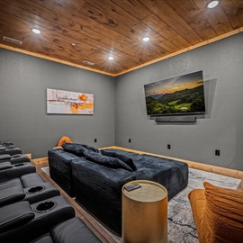 Skyline Chalet's theater room