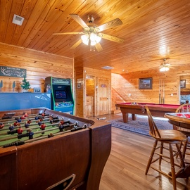 Mountain Estate's Main House game room