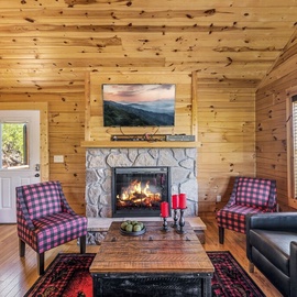 Brave Eagle's cozy living area