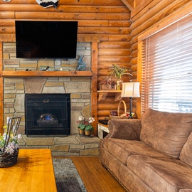 Pigeon Forge Perch's cozy living area