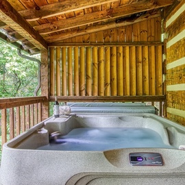 Just a Swingin's bubbling hot tub