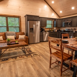 Away From It All's open living area
