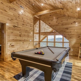 Smokey Peak Inn's pool table